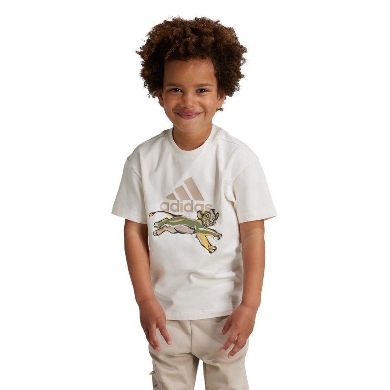 Camiseta adidas Disney Rei Leão - Infantil - Foto 2