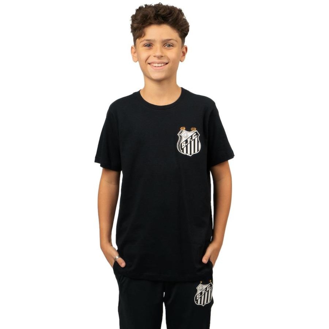 Camiseta do Santos Surf Center Oficial Classic - Infantil - Foto 1