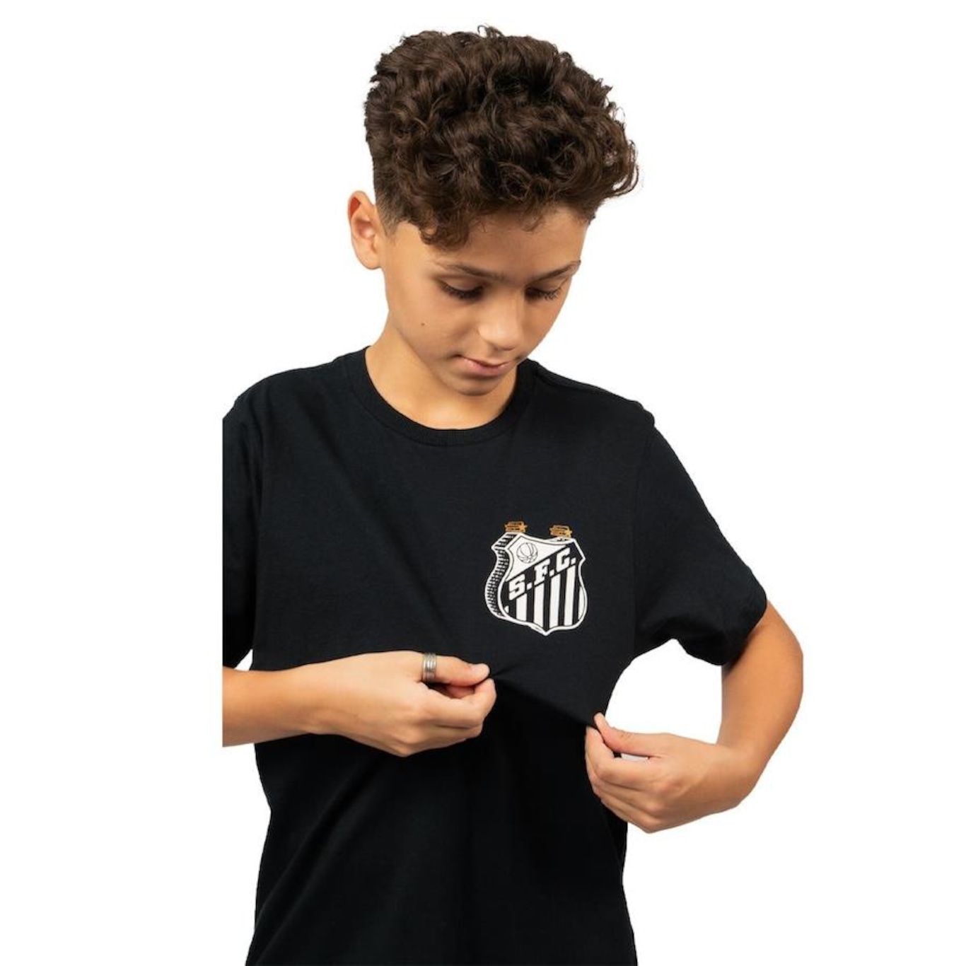 Camiseta do Santos Surf Center Oficial Classic - Infantil - Foto 3