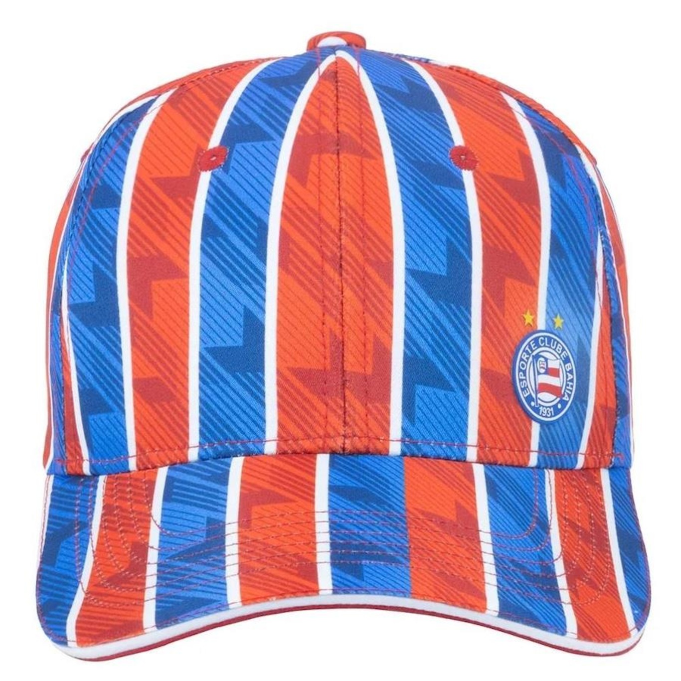 Boné Aba Curva do Bahia Supercap Tricolor Oficial - Snapback - Adulto - Foto 2