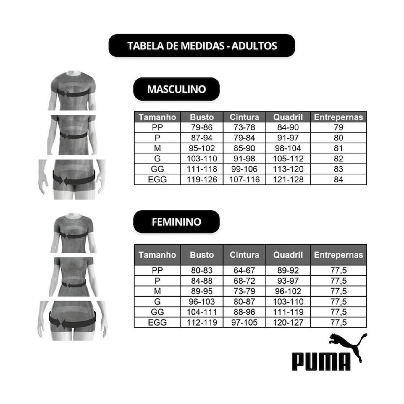 Sunga Puma Lateral Larga 26015.003 - Adulto - Foto 4