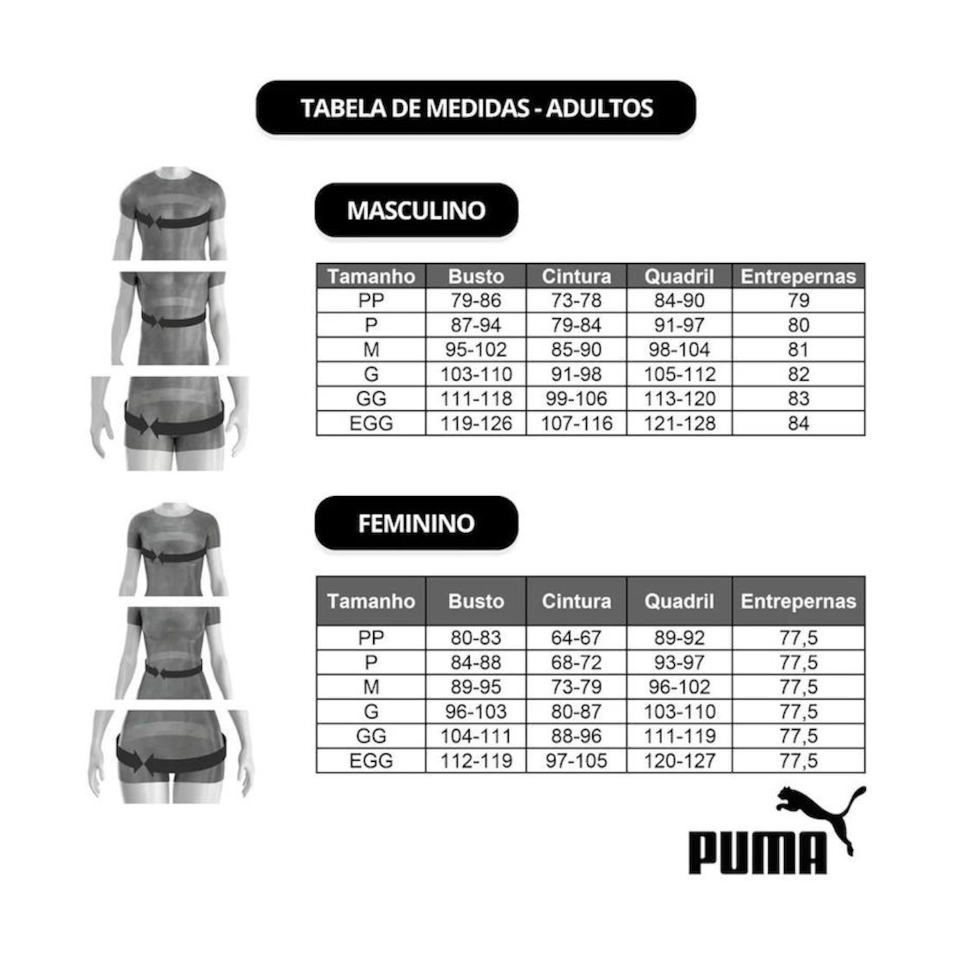 Sunga Puma Lateral Larga 26015.003 - Adulto - Foto 4