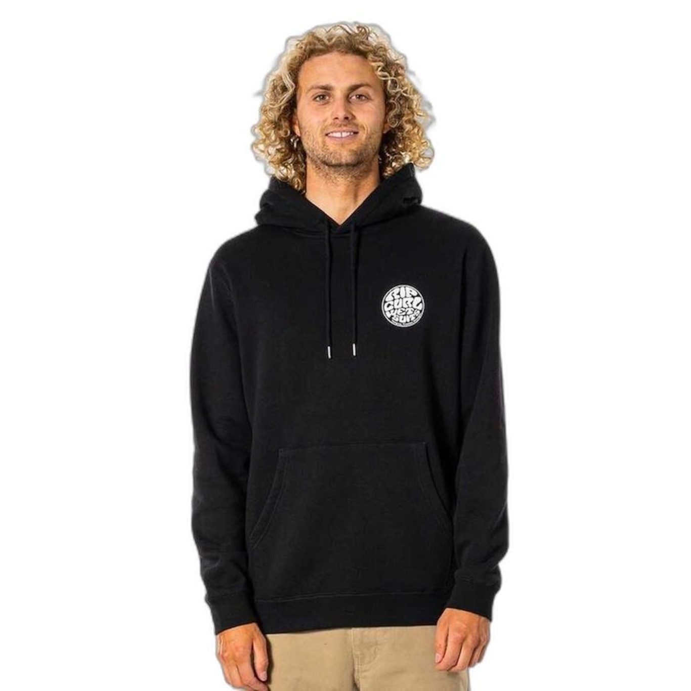 Blusão de Moletom Rip Curl Wetsuit Icon Hood Brazil Masculino - Foto 1