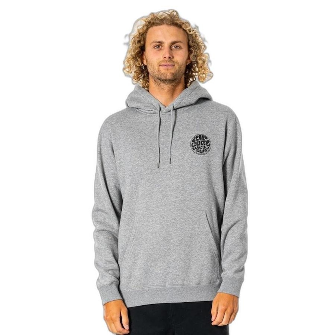 Blusão de Moletom Rip Curl Wetsuit Icon Hood Brazil Masculino - Foto 1