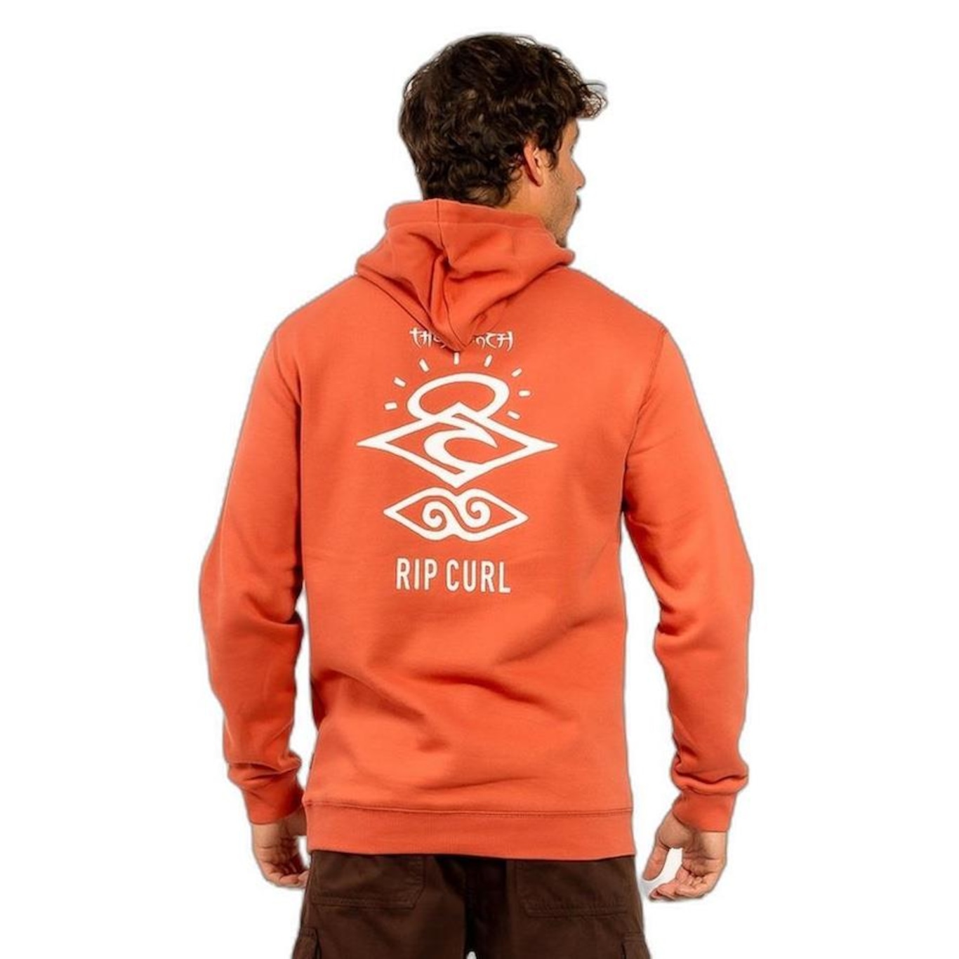 Blusão de Moletom Rip Curl Search Icon Hood Masculino - Foto 3