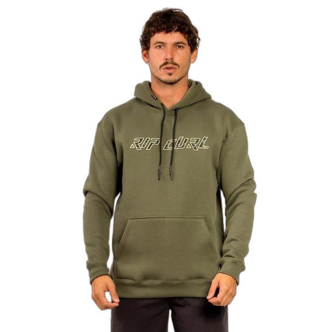 Blusão de Moletom Rip Curl Icon Gm10 Masculino - Foto 1