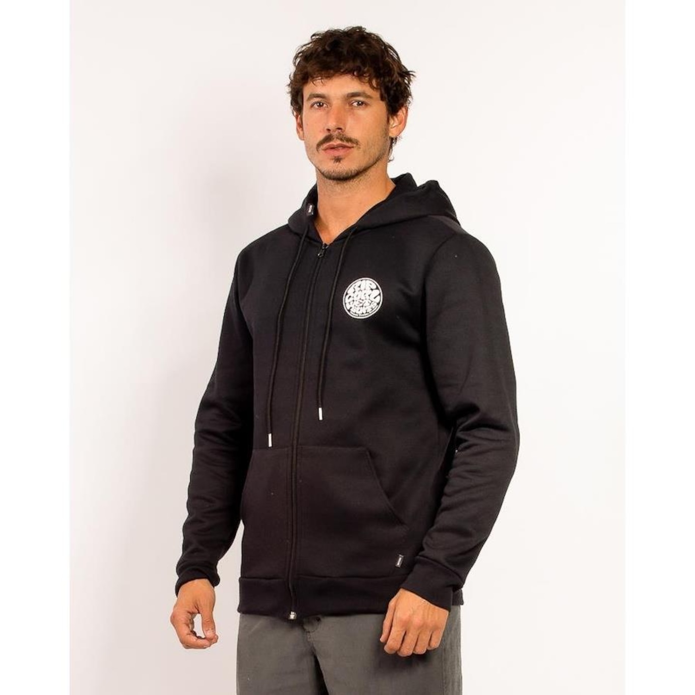 Blusão de Moletom com Capuz Rip Curl Round Logo - Masculino - Foto 2