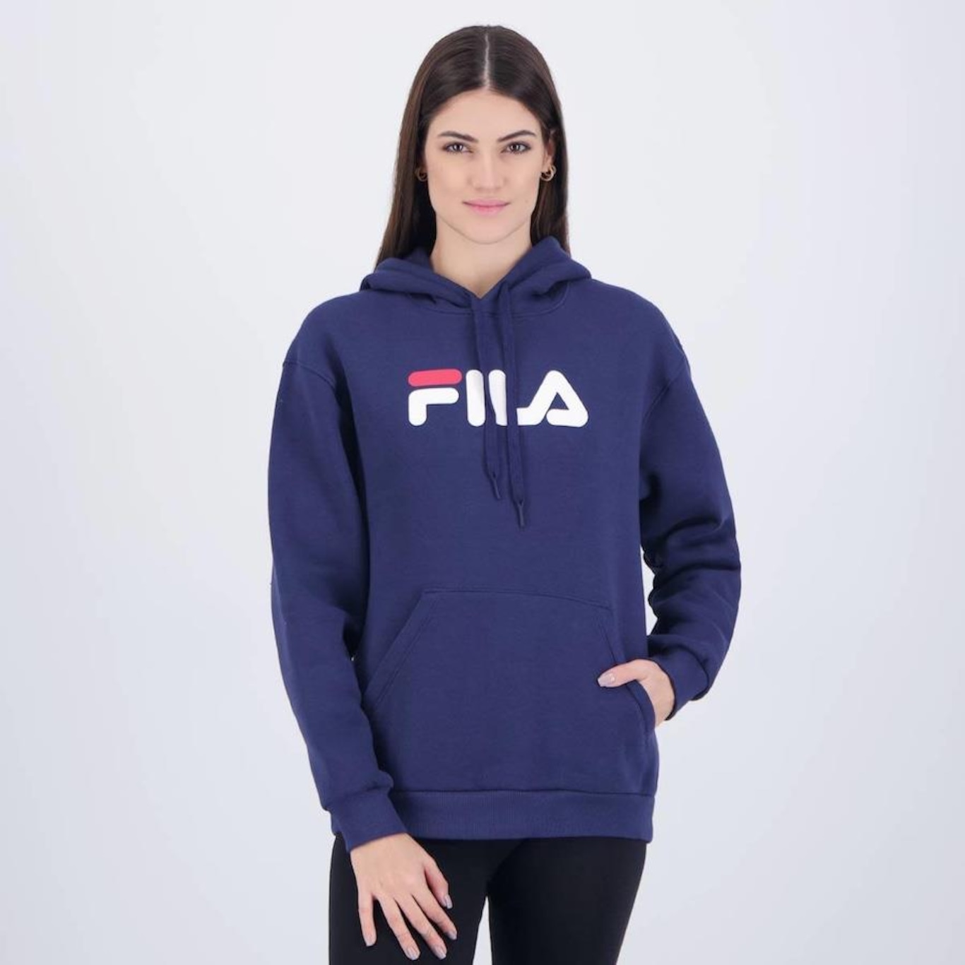 Blusão de Moletom com Capuz Fila Letter Winter - Feminino - Foto 2