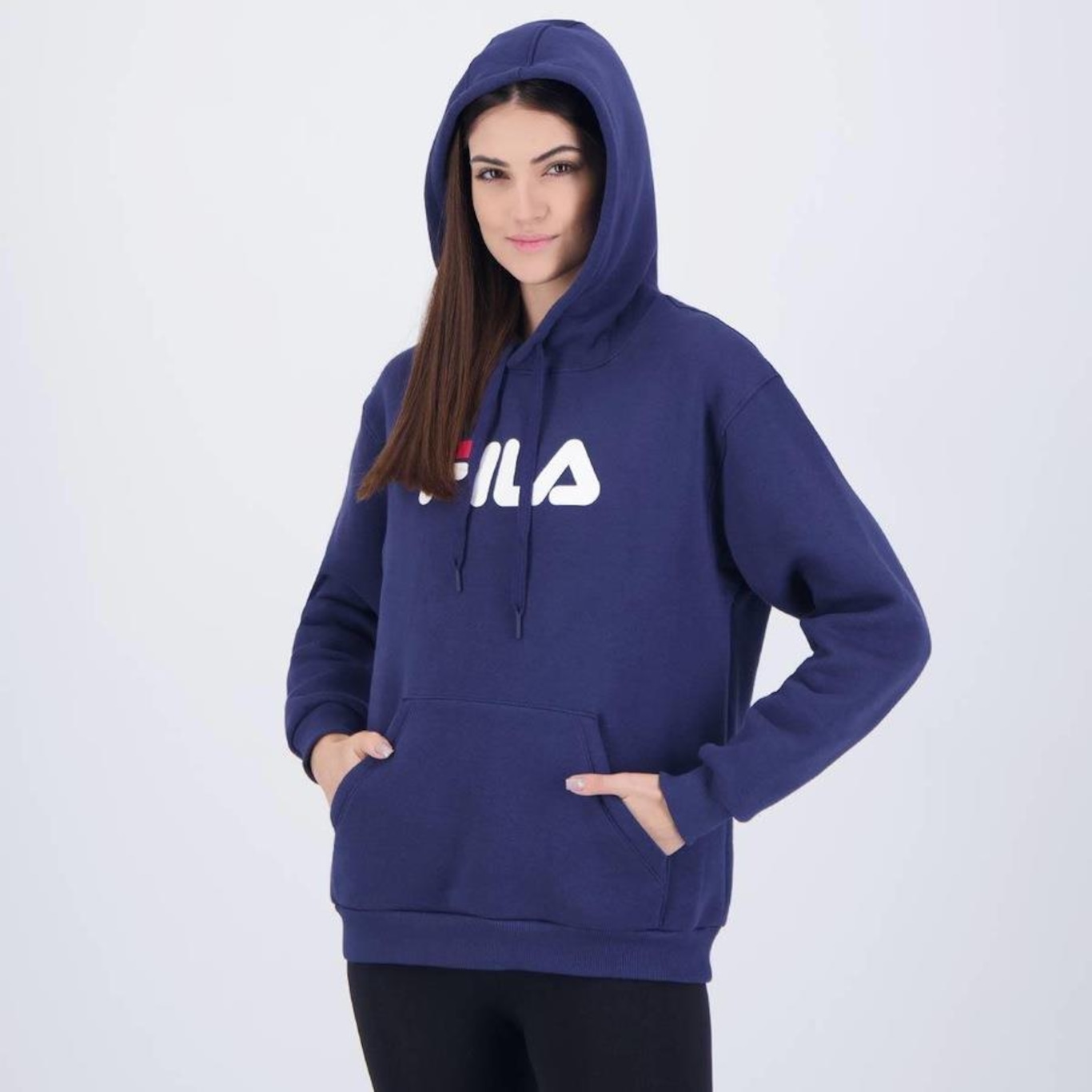 Blusão de Moletom com Capuz Fila Letter Winter - Feminino - Foto 3