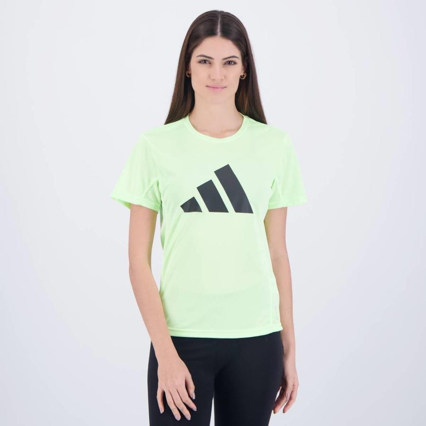 Camiseta adidas Run It Logo - Feminina - Foto 1