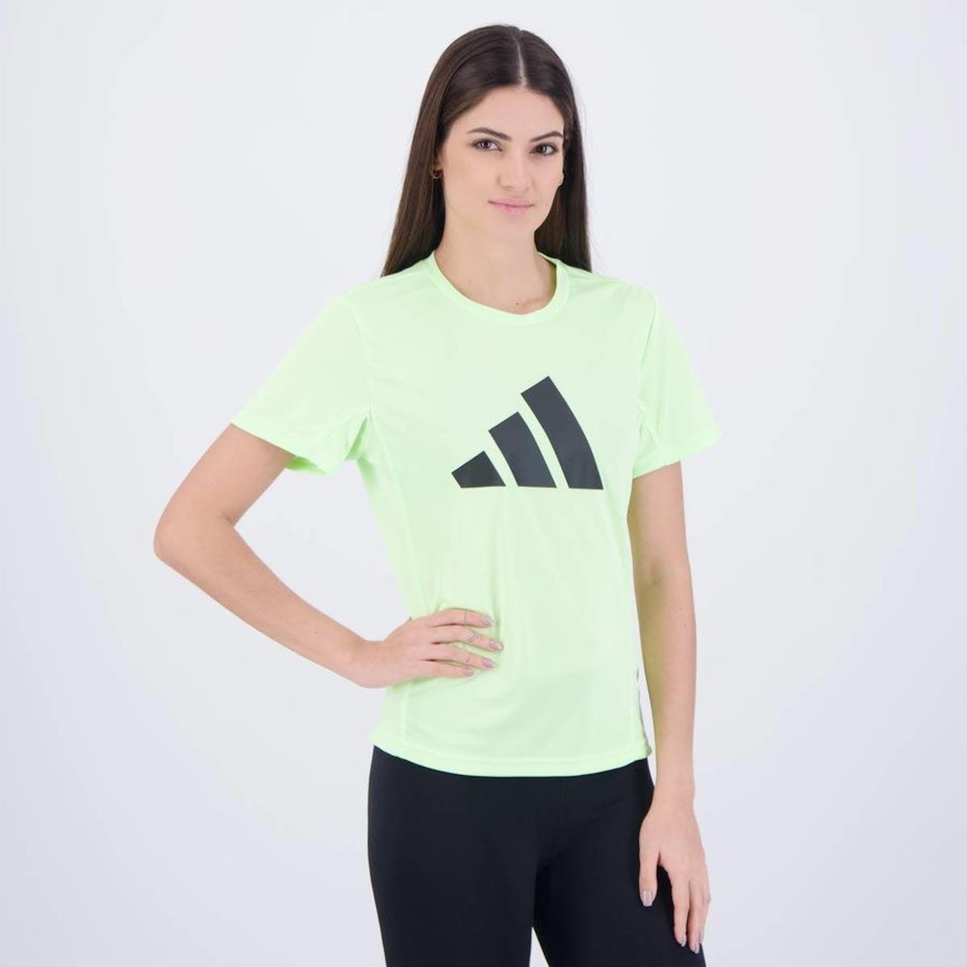 Camiseta adidas Run It Logo - Feminina - Foto 2