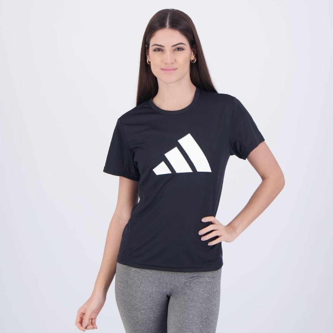 Camiseta adidas Run It - Feminina - Foto 1