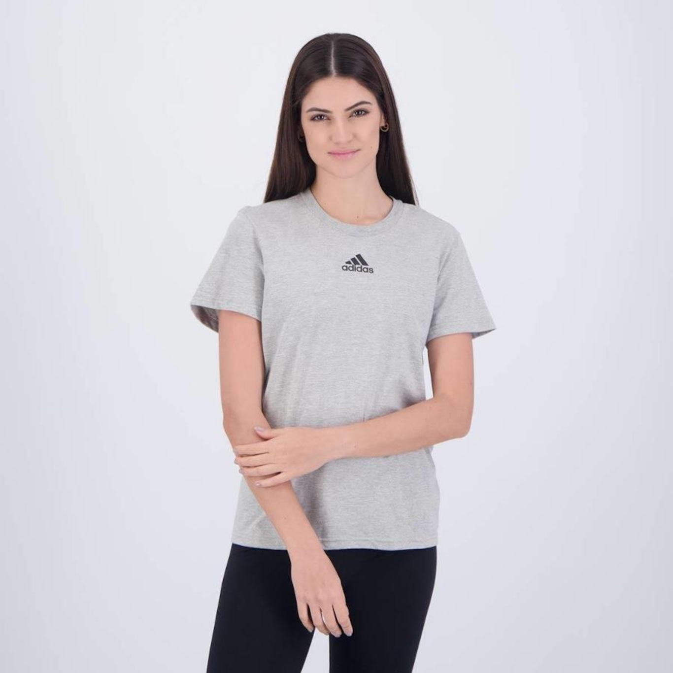 Camiseta adidas Small Logo - Feminina - Foto 1