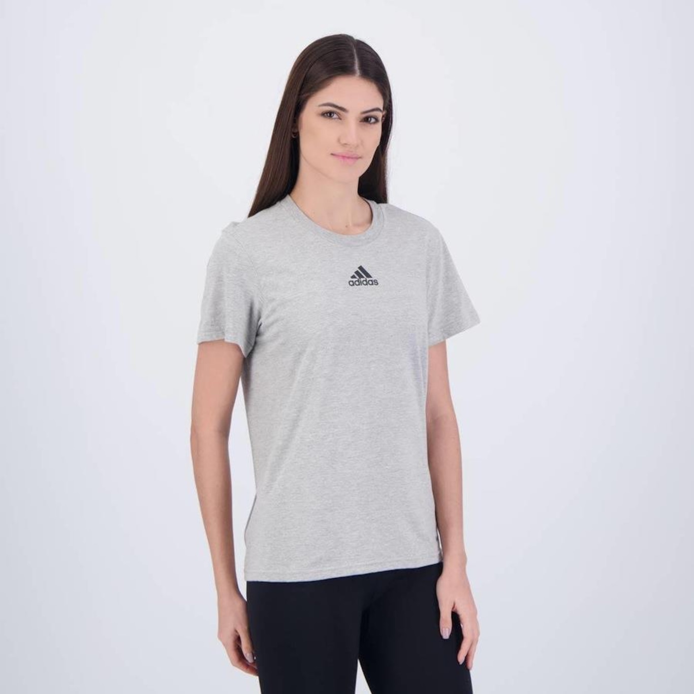 Camiseta adidas Small Logo - Feminina - Foto 2