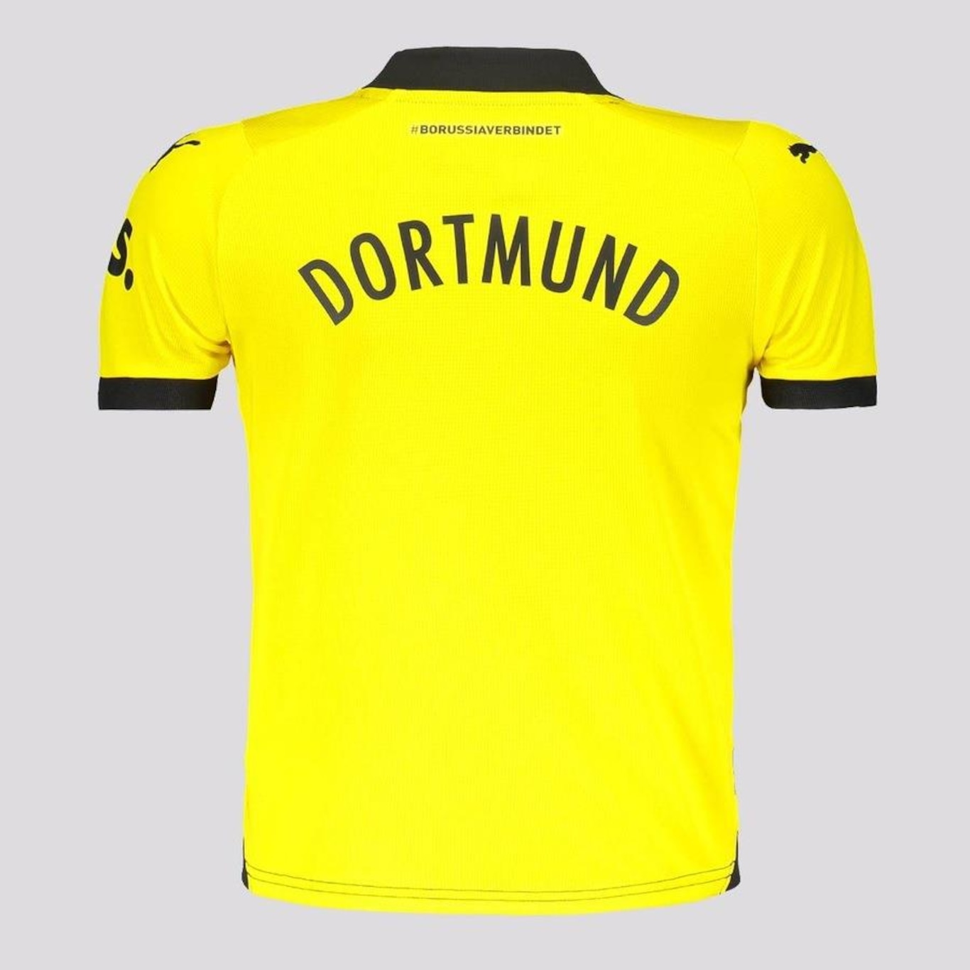 Camisa Borussia Dortmund Home 23/24 Puma - Infantil - Foto 2