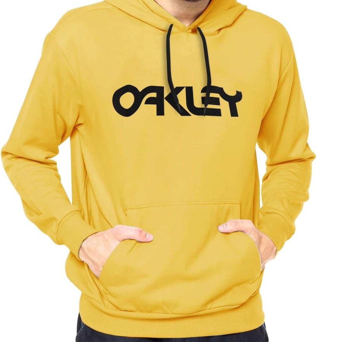 Blusão de Moletom Oakley B1B Po Hoodie New Nugget Solido - Masculino - Foto 3