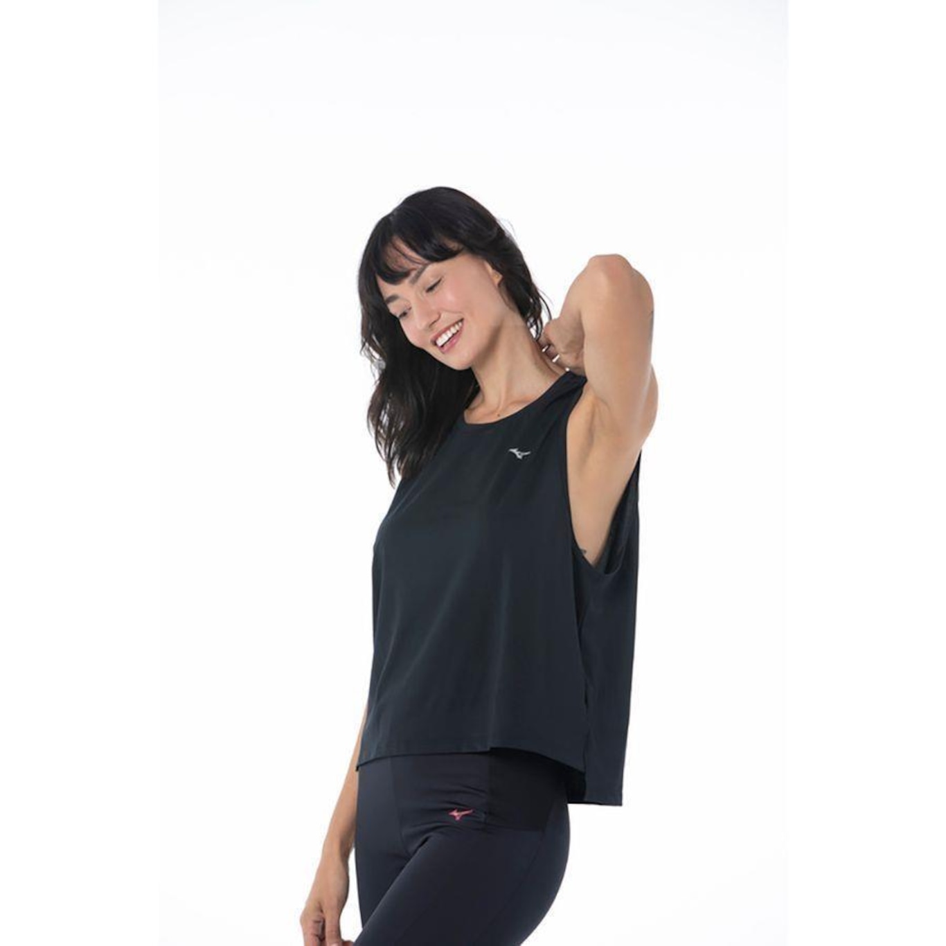 Camiseta Regata Cropped Mizuno Soul Fit - Feminina - Foto 1