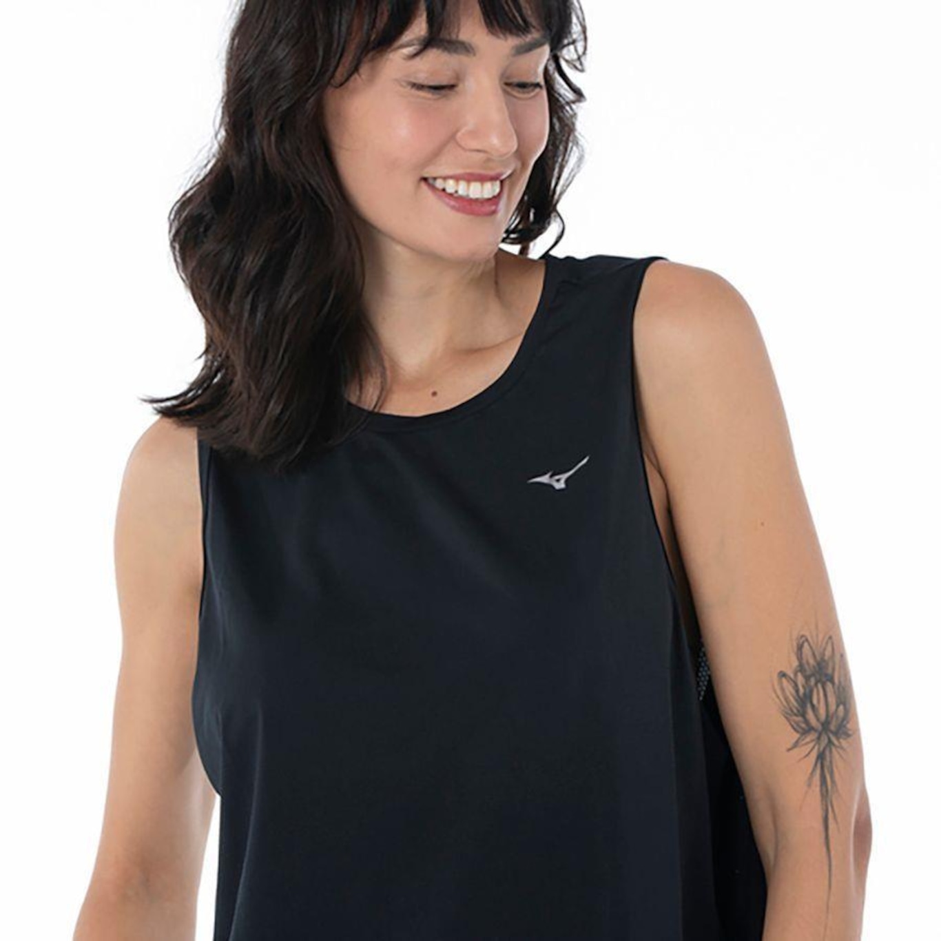 Camiseta Regata Cropped Mizuno Soul Fit - Feminina - Foto 3