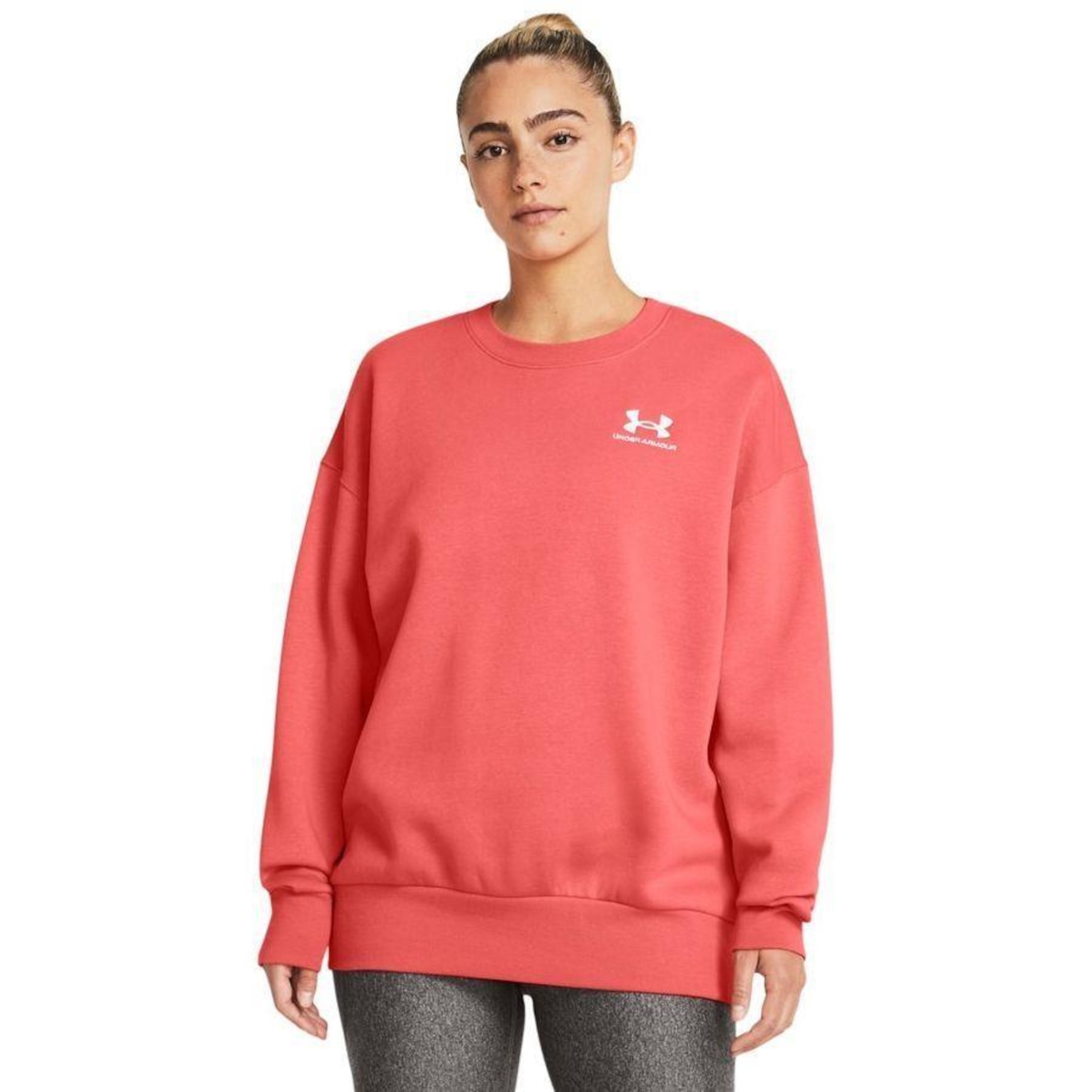 Blusão de Moletom Under Armour Essential Fleece - Feminino - Foto 1