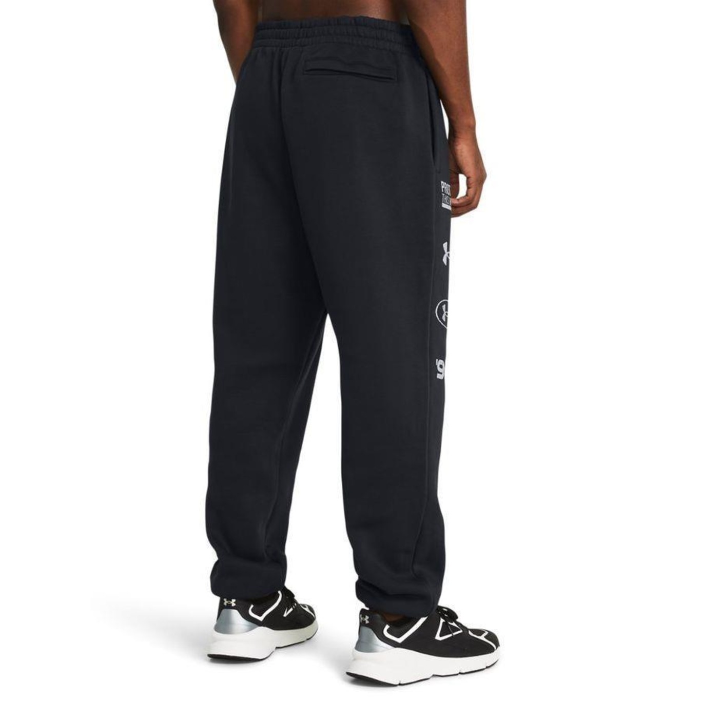 Calça Fleece Under Armour Essential Icon Puddle - Masculina - Foto 2