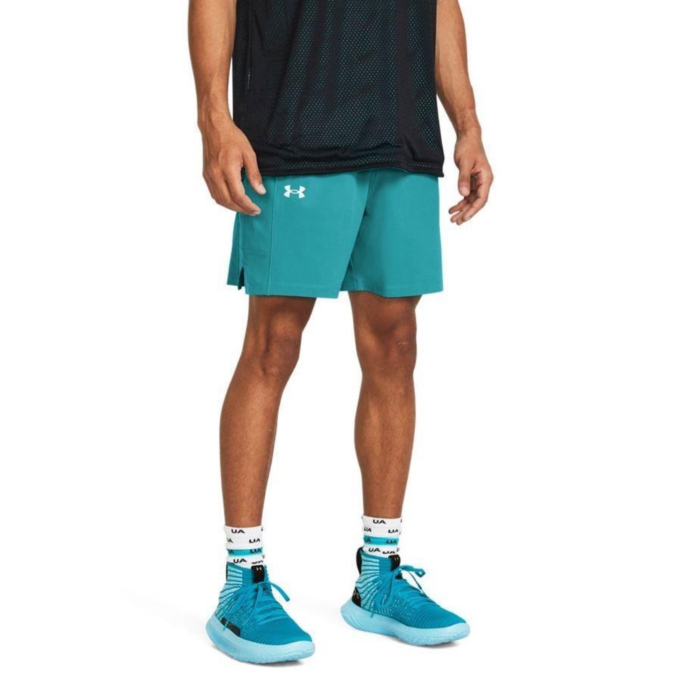 Shorts de Treino Under Armour Baseline Woven - Masculino - Foto 1