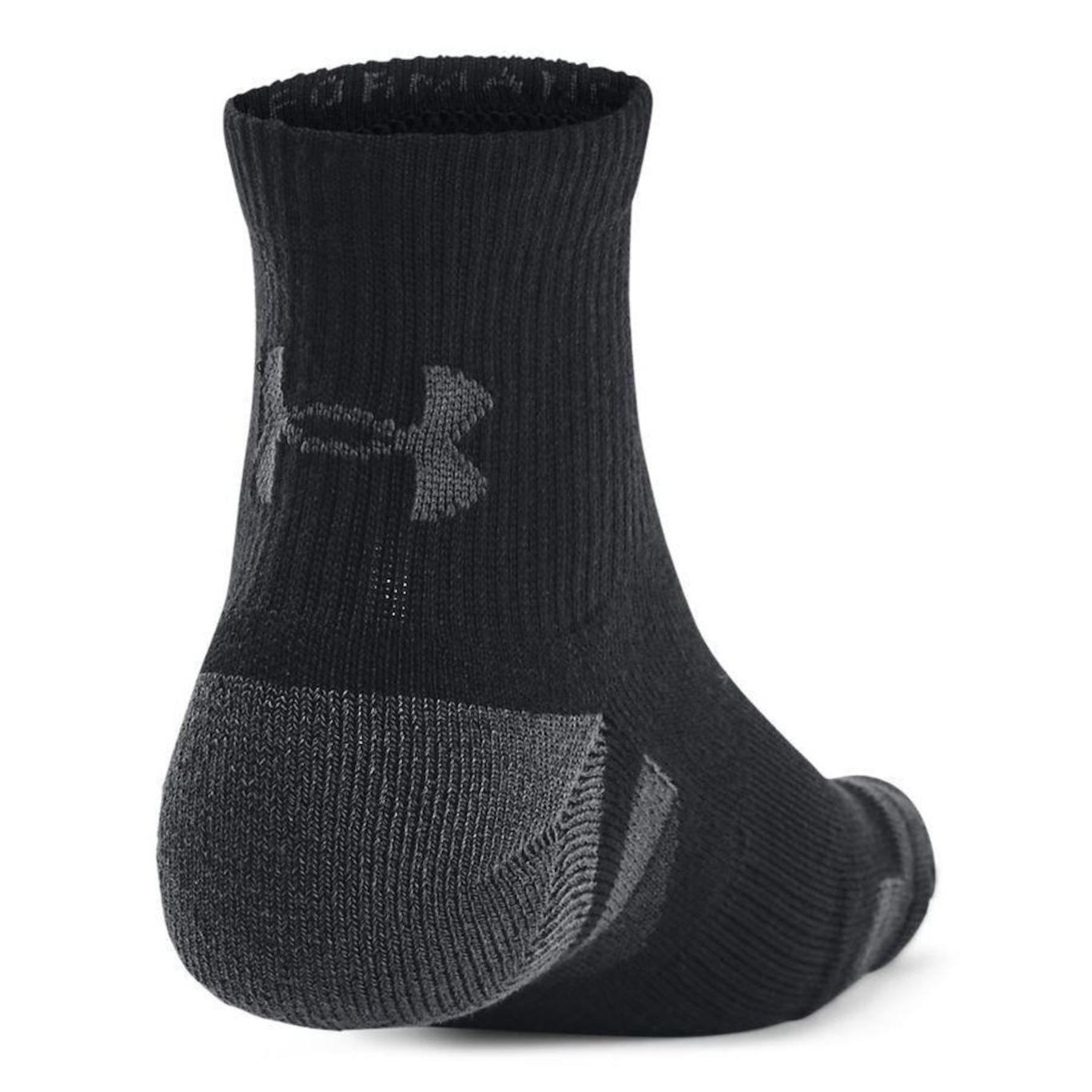 Kit Meias de Treino Under Armour Performance Tech com 3 Pares - Adulto - Foto 4