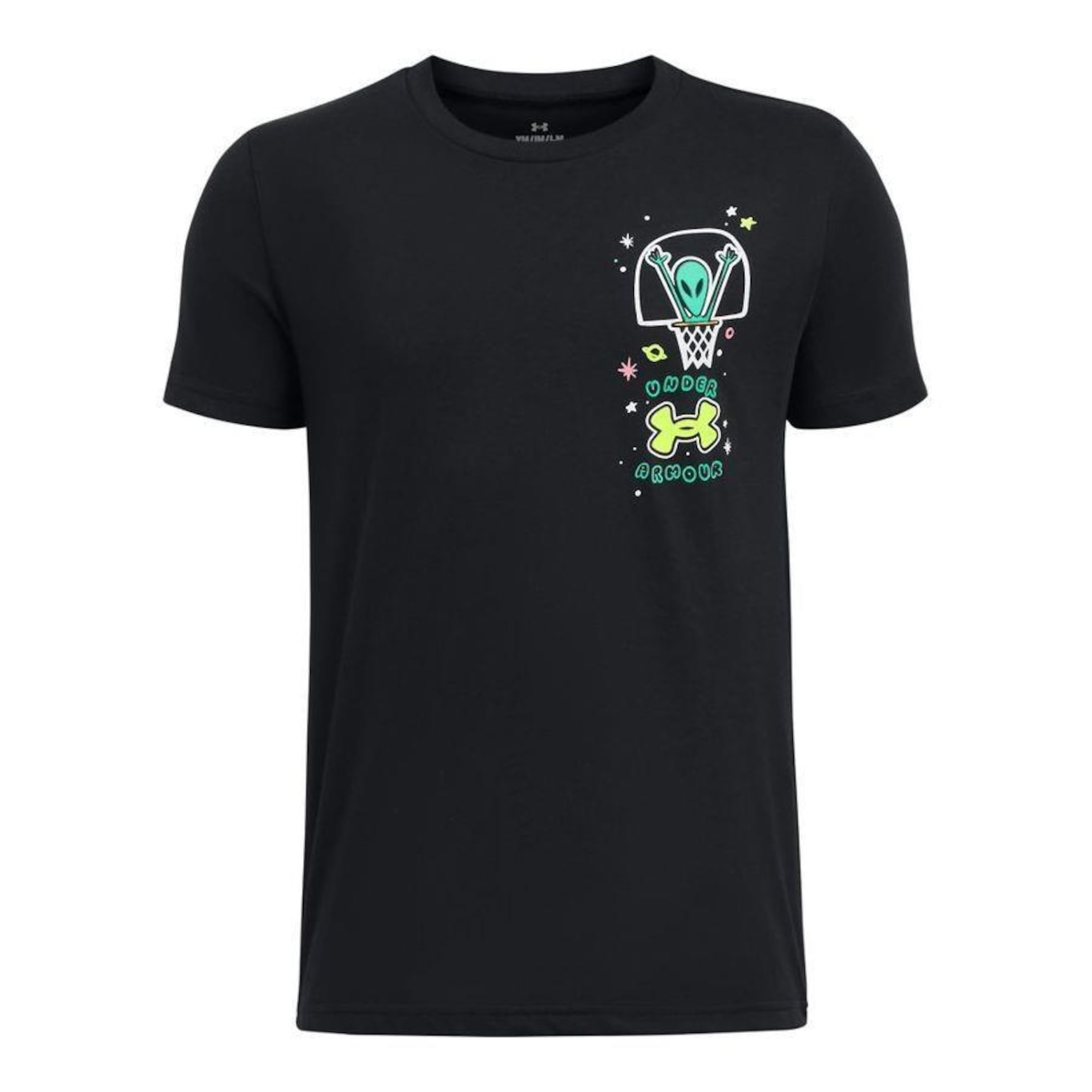 Camiseta Under Armour Basketball Alien - Infantil - Foto 1