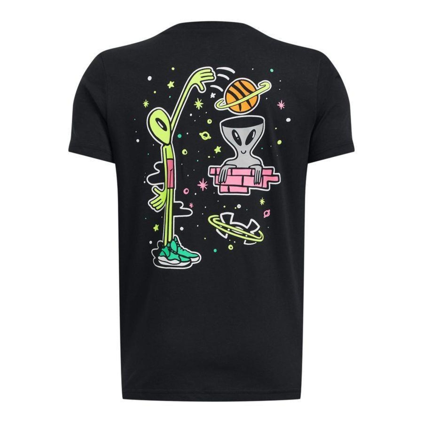 Camiseta Under Armour Basketball Alien - Infantil - Foto 2