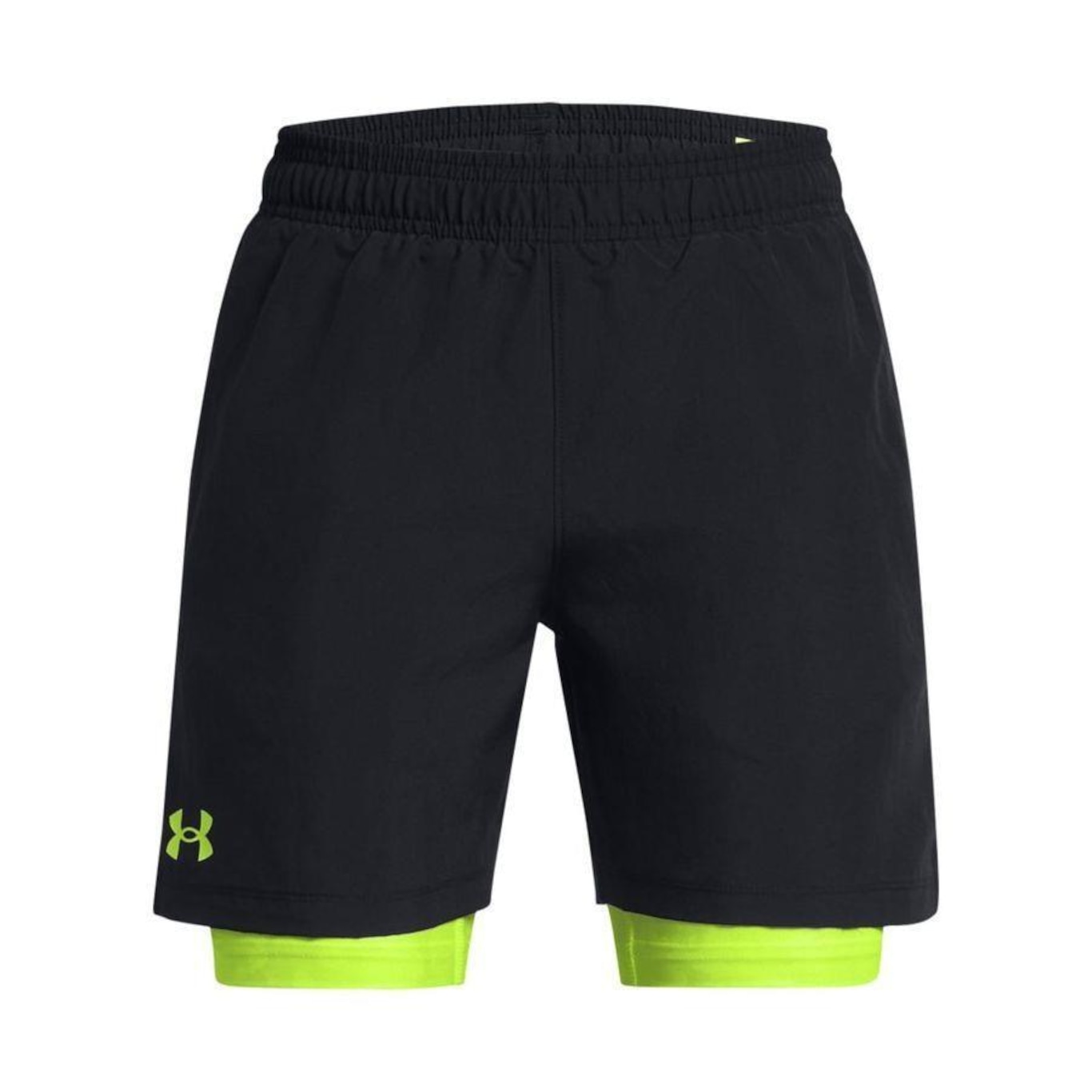 Shorts Under Armour Woven 2 em 1 - Infantil - Foto 1