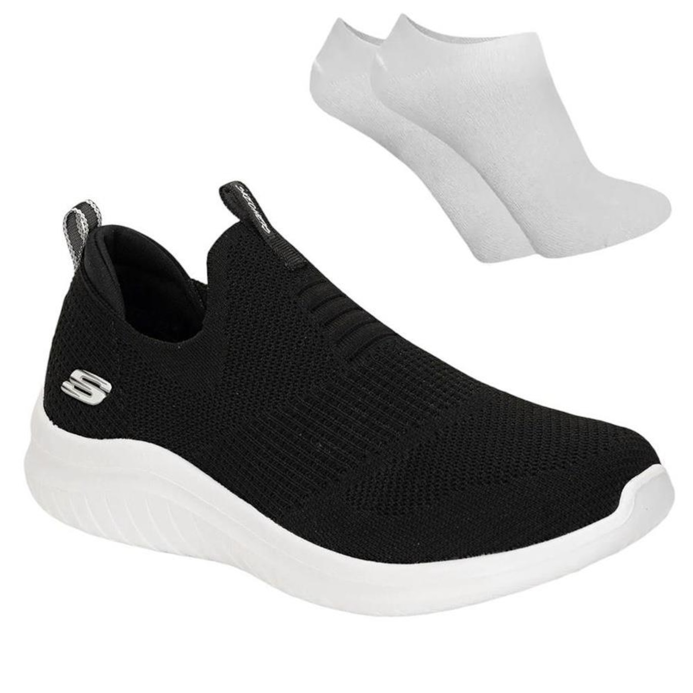 Kit Tênis Skechers Ultra Flex 2.0 - Feminino + Par de Meia - Foto 1