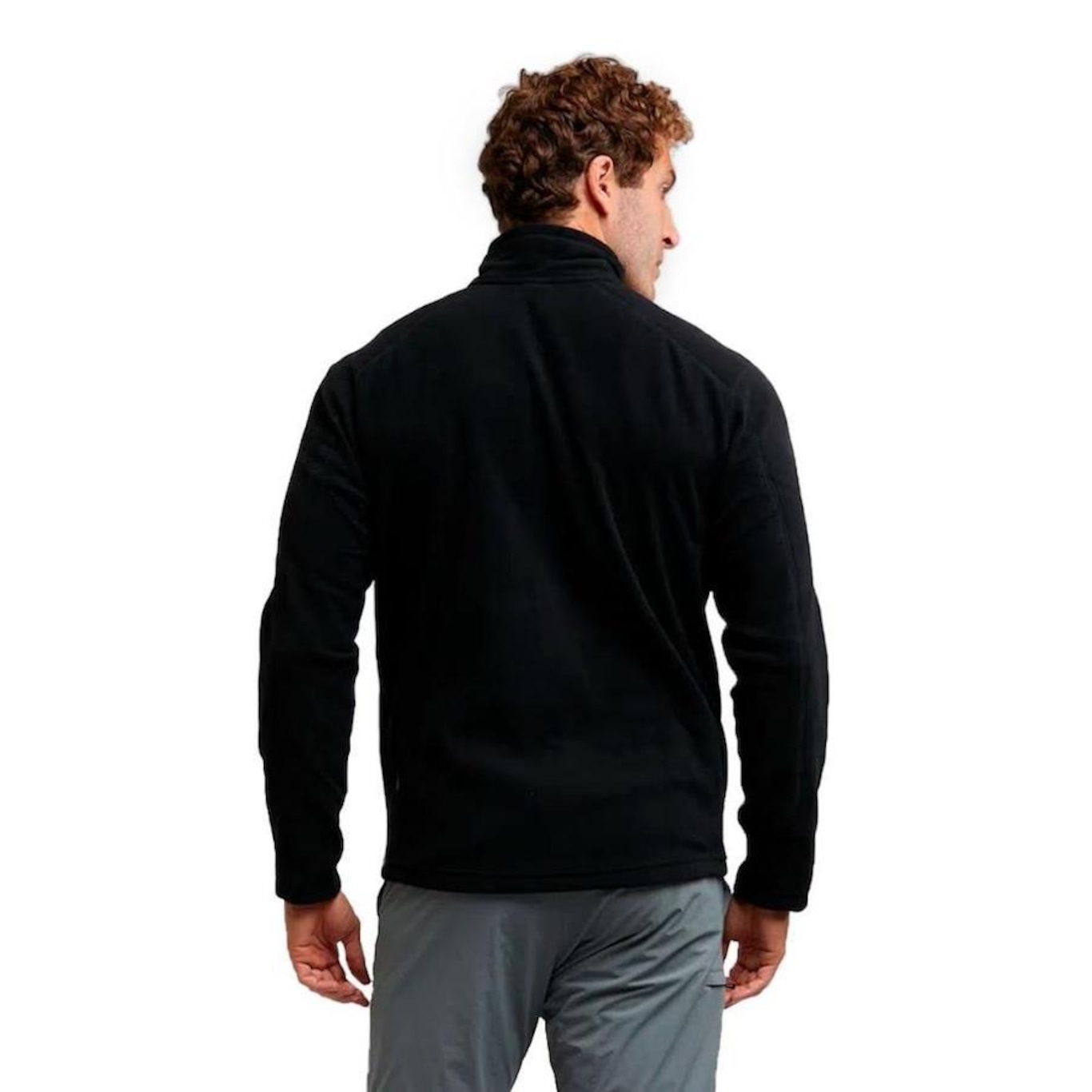 Jaqueta sem Capuz Solo Microfleece II - Masculina - Foto 2