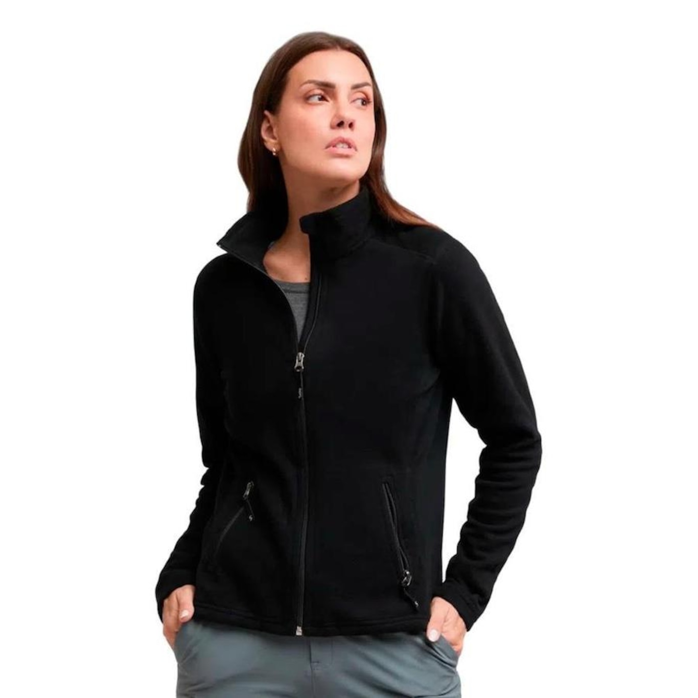 Jaqueta sem Capuz Solo Microfleece II Lady - Feminina - Foto 3