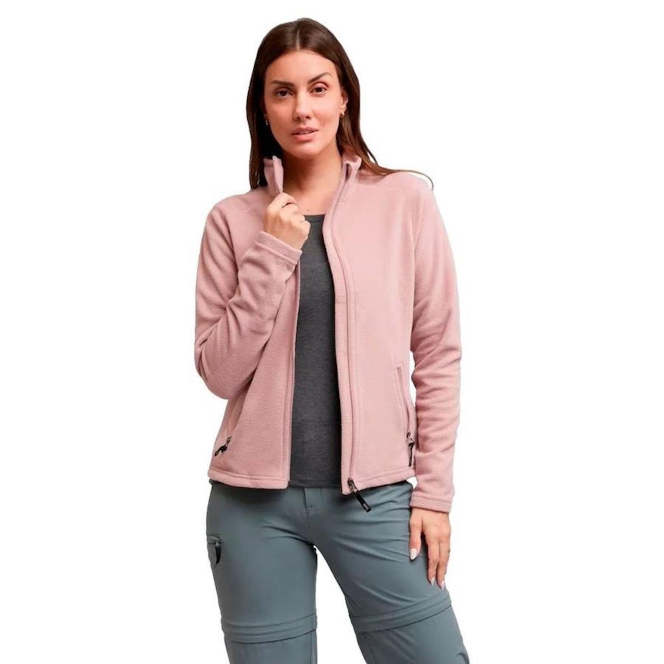 Jaqueta sem Capuz Solo Microfleece II Lady - Feminina - Foto 4