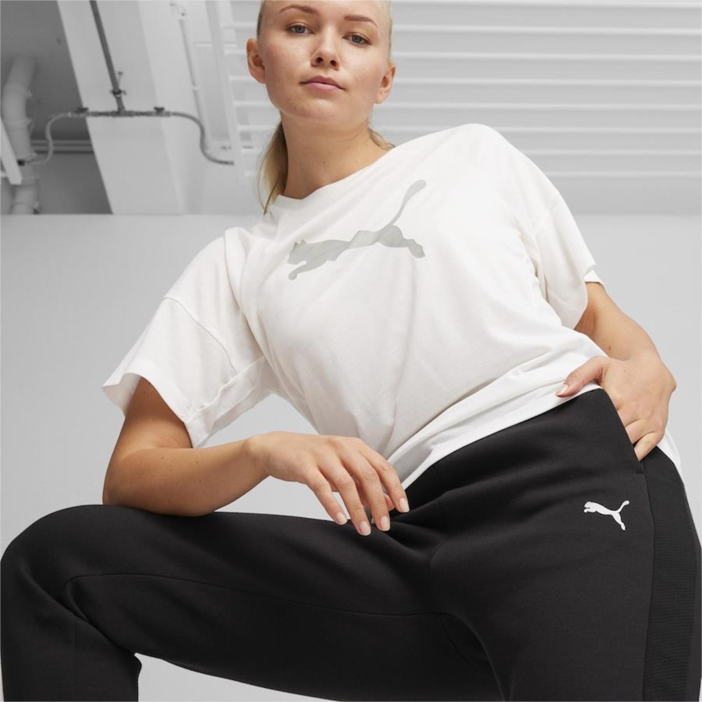 Calça Cintura Alta Evostripe Puma - Feminina - Foto 5