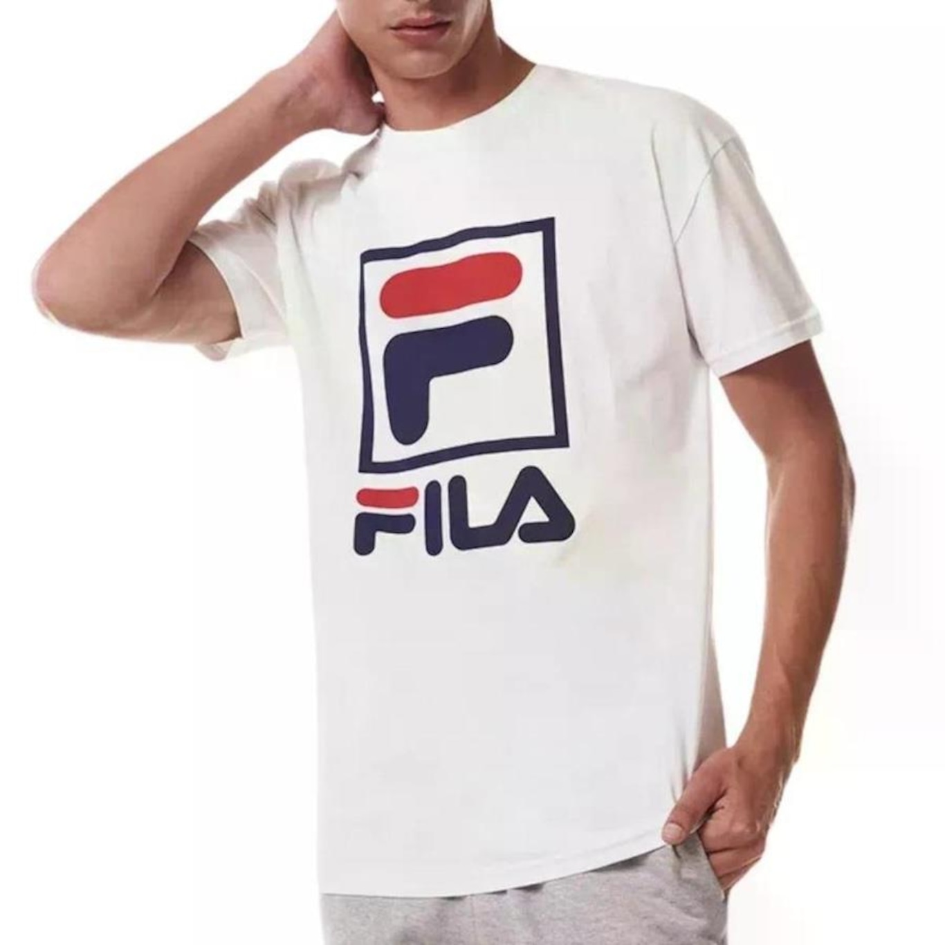 Camiseta Fila Stak New - Masculina - Foto 1