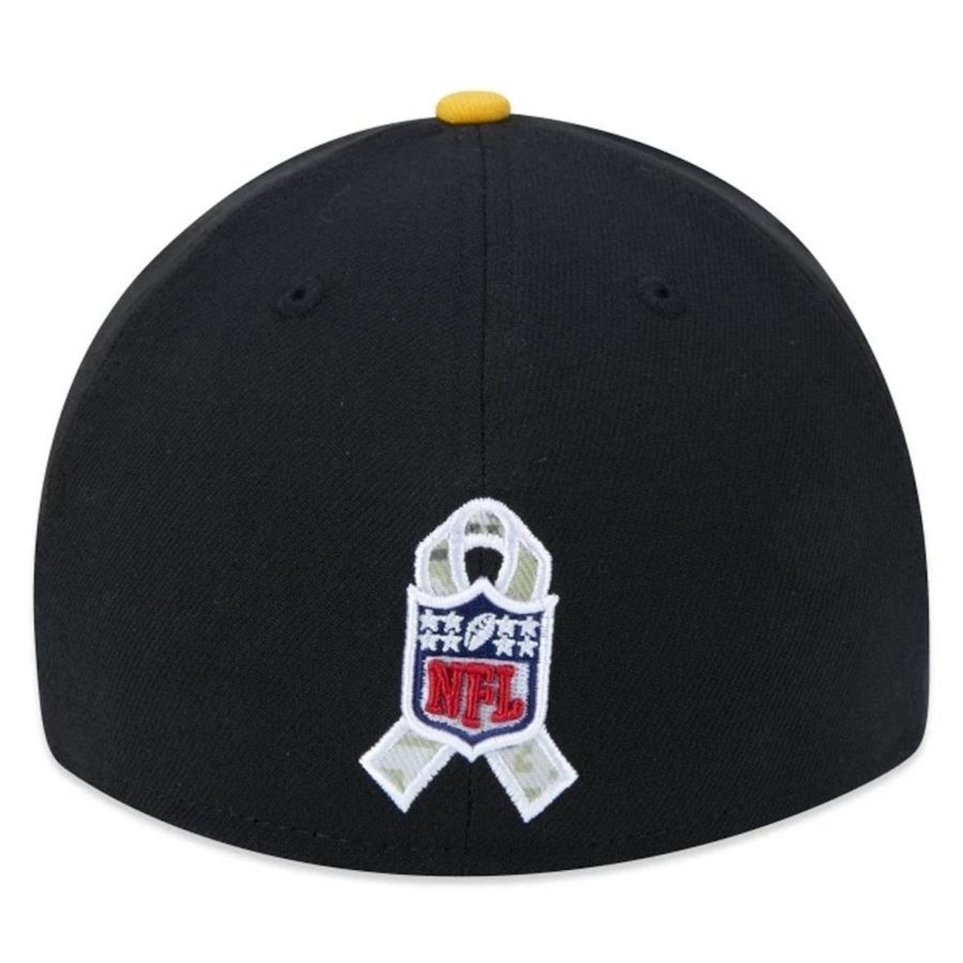 Boné Aba Curva New Era 3930 Pittsburgh Steelers Salute To Service - Fechado - Adulto - Foto 2