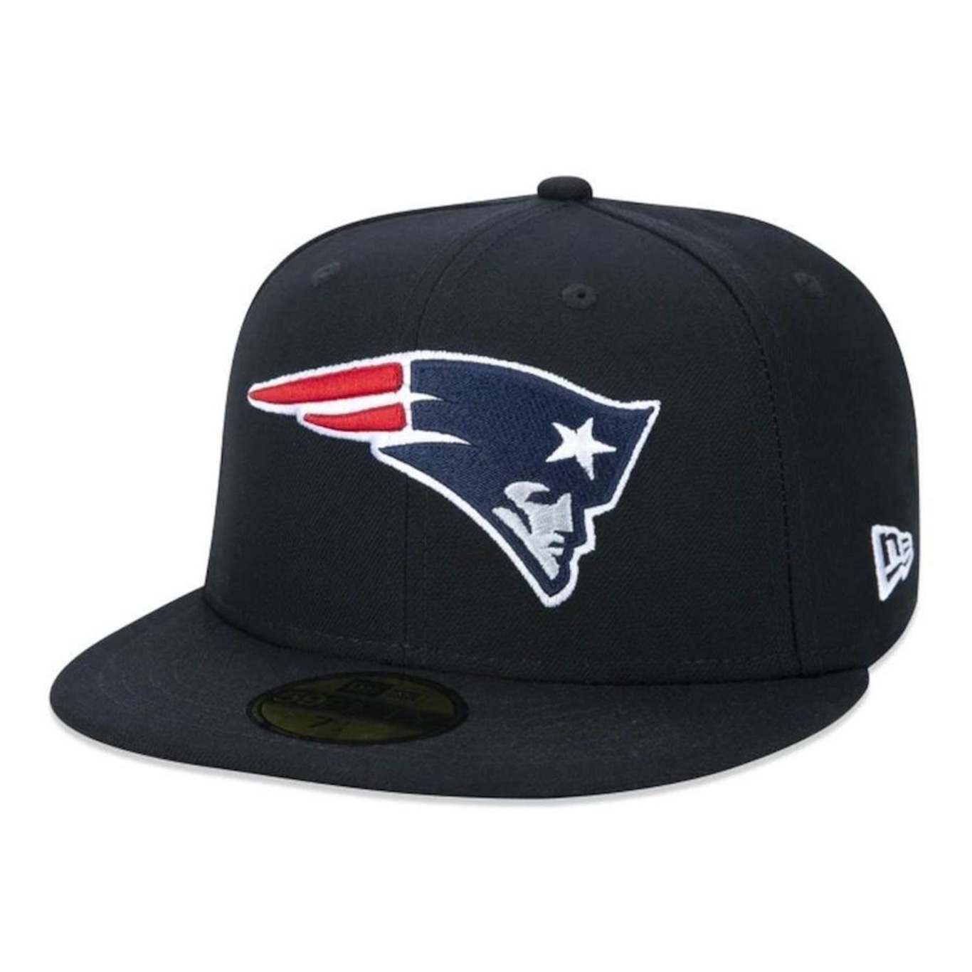 Boné Aba Reta New Era New England Patriots 5950 Nfl - Fechado - Adulto - Foto 1