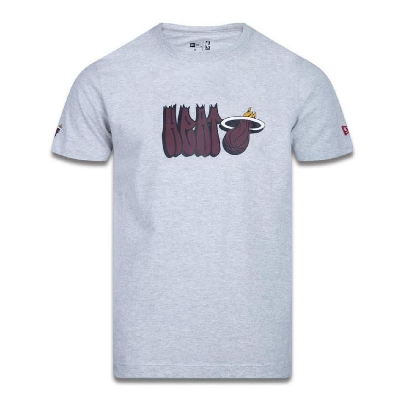 Camiseta New Era Miami Heat Nba Street Life Bomb - Masculina - Foto 1