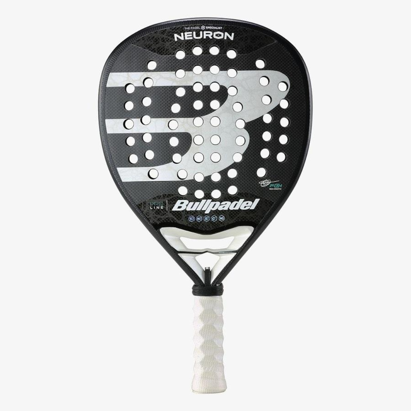 Raquete Padel Bullpadel Neuron 2024 Carbono 3K - Foto 1