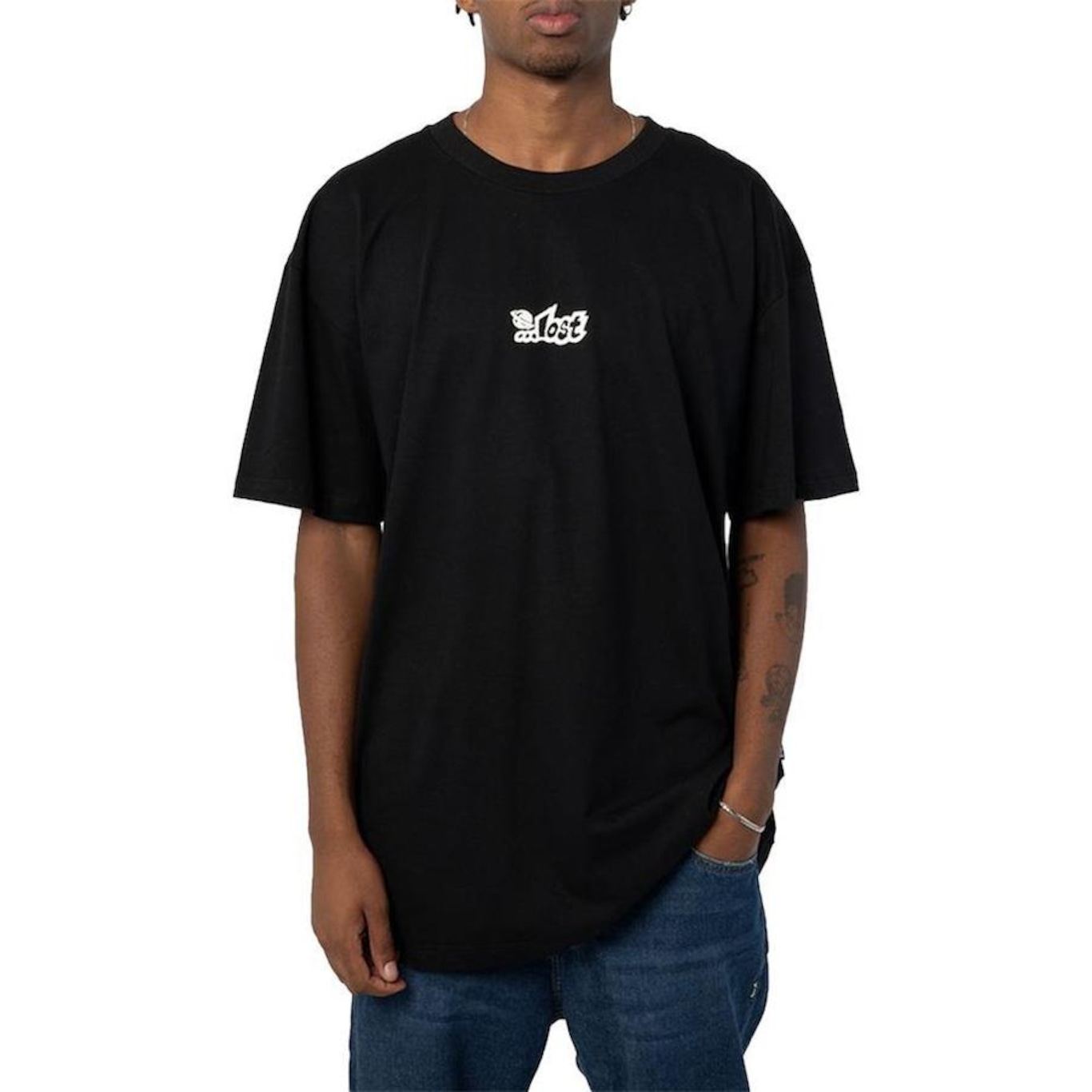 Camiseta Lost Lost Saturn - Masculina - Foto 1