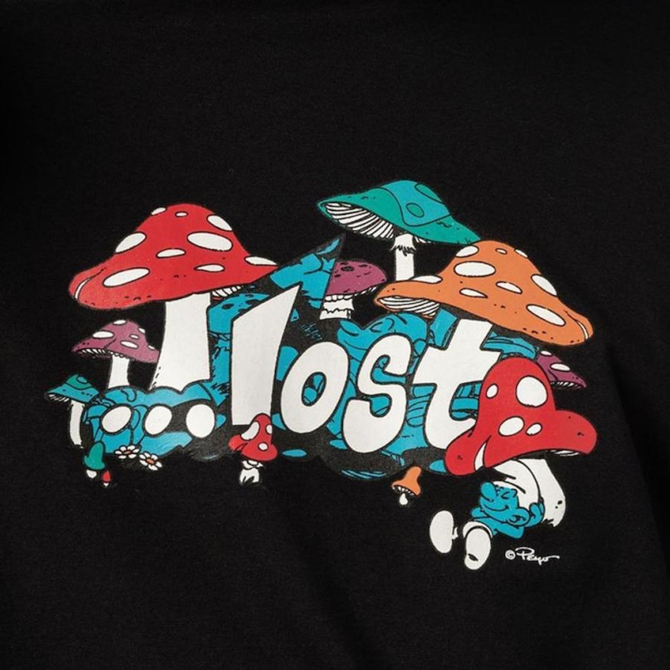 Camiseta Lost Mushroom Smurfs - Masculina - Foto 2