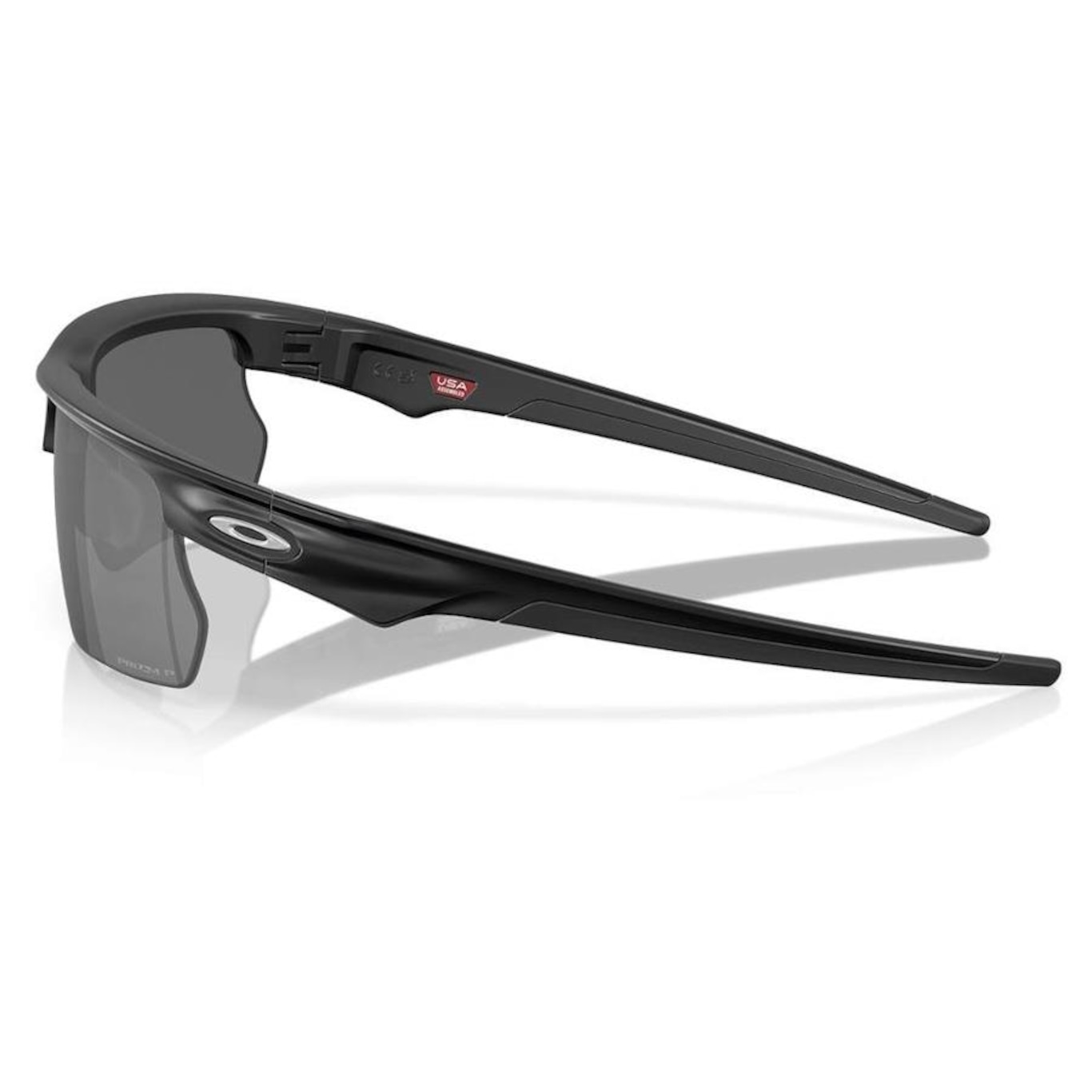 Óculos de Sol Unissex Oakley Bisphaera Matte Black Prizm Polarizado - Foto 4