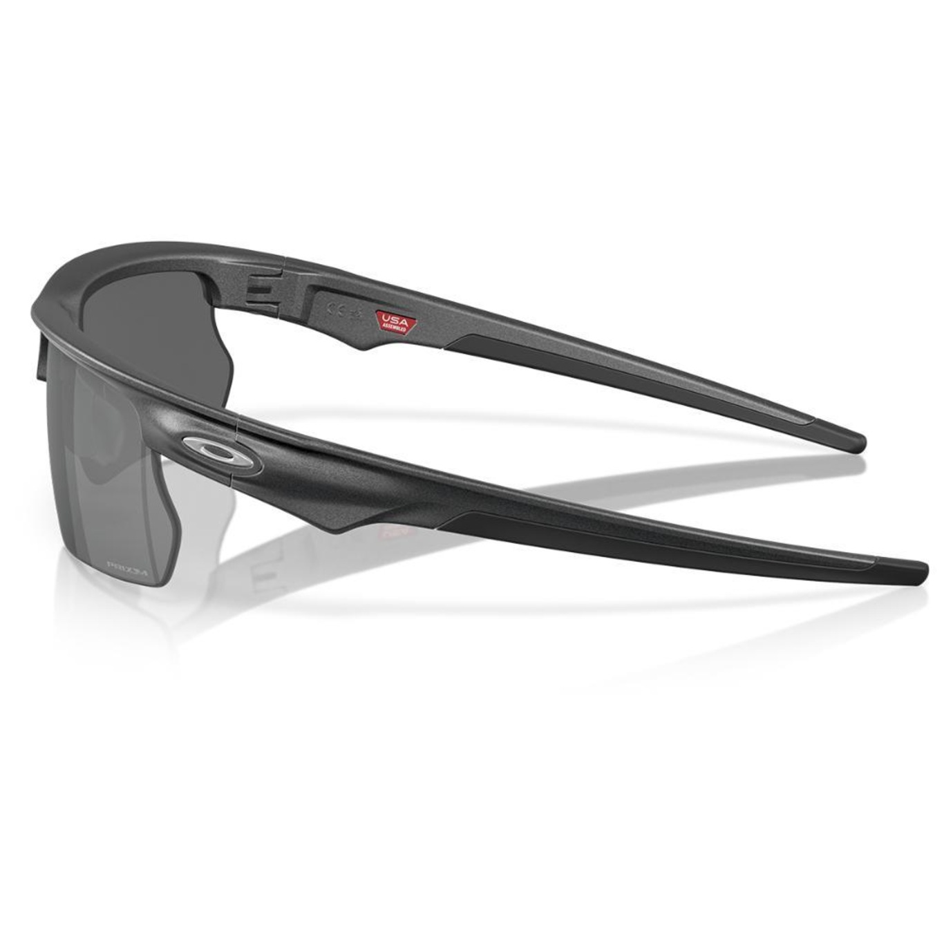 Óculos de Sol Unissex Oakley Bisphaera Steel Prizm Black Lancamento - Foto 4