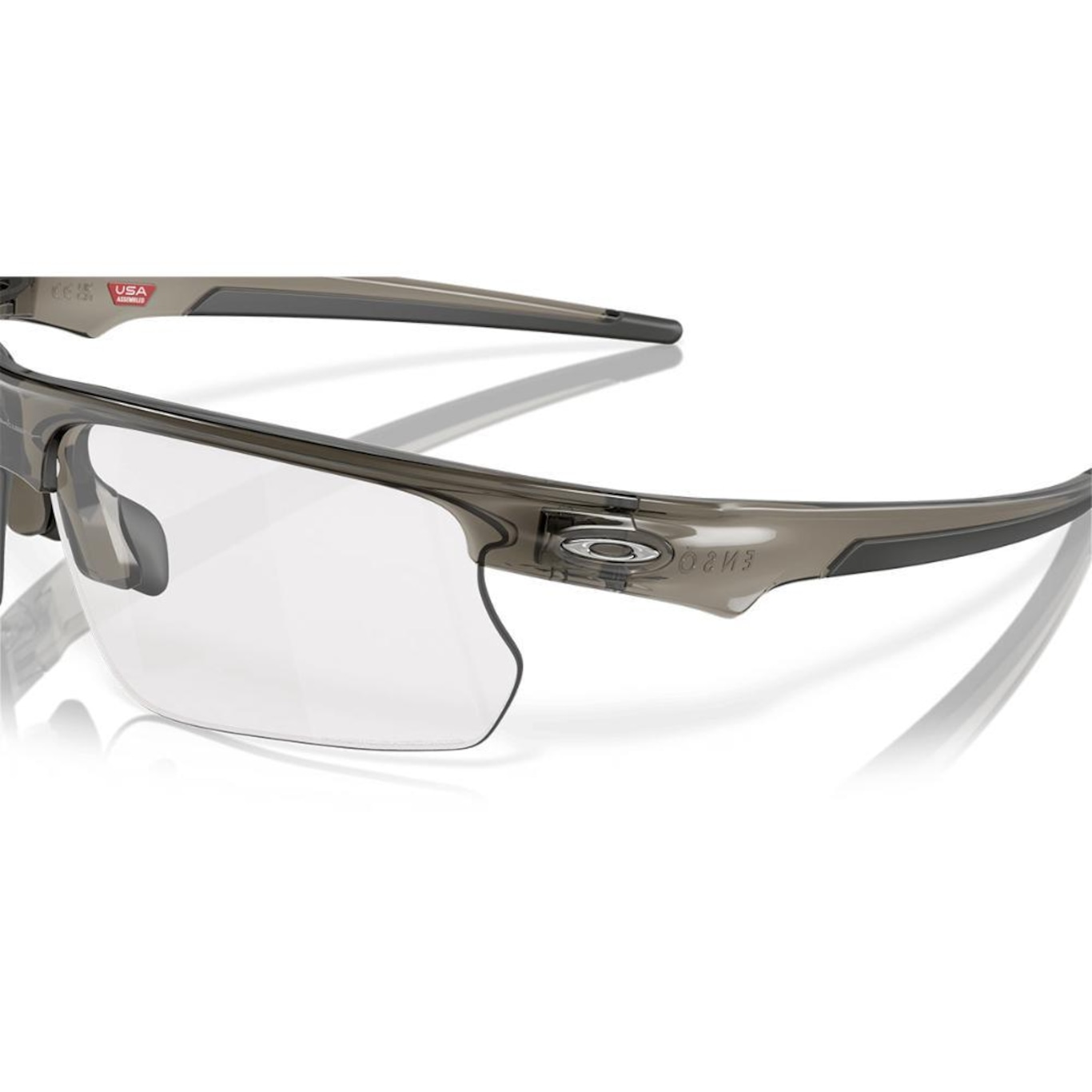 Óculos de Sol Unissex Oakley Bisphaera Grey Smoke Photochromic - Foto 5