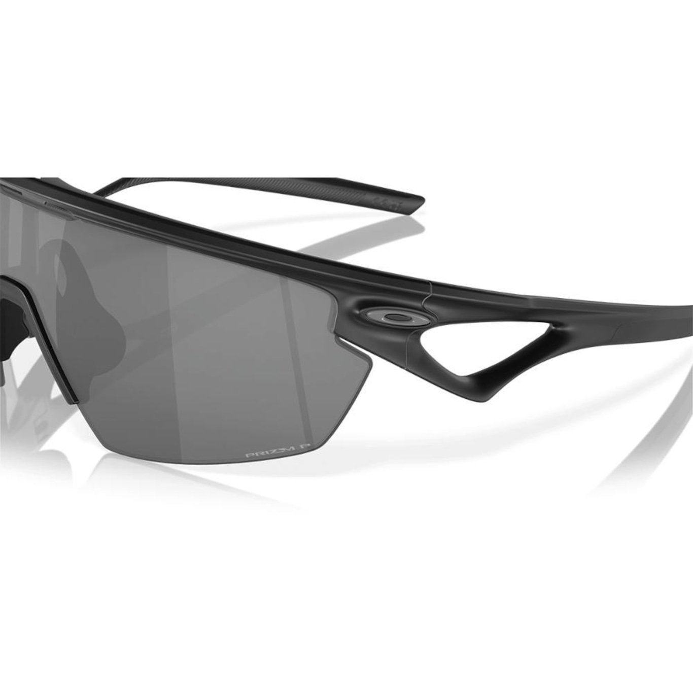 Óculos de Sol Unissex Oakley Spheara Prizm Black Polarized - Foto 4