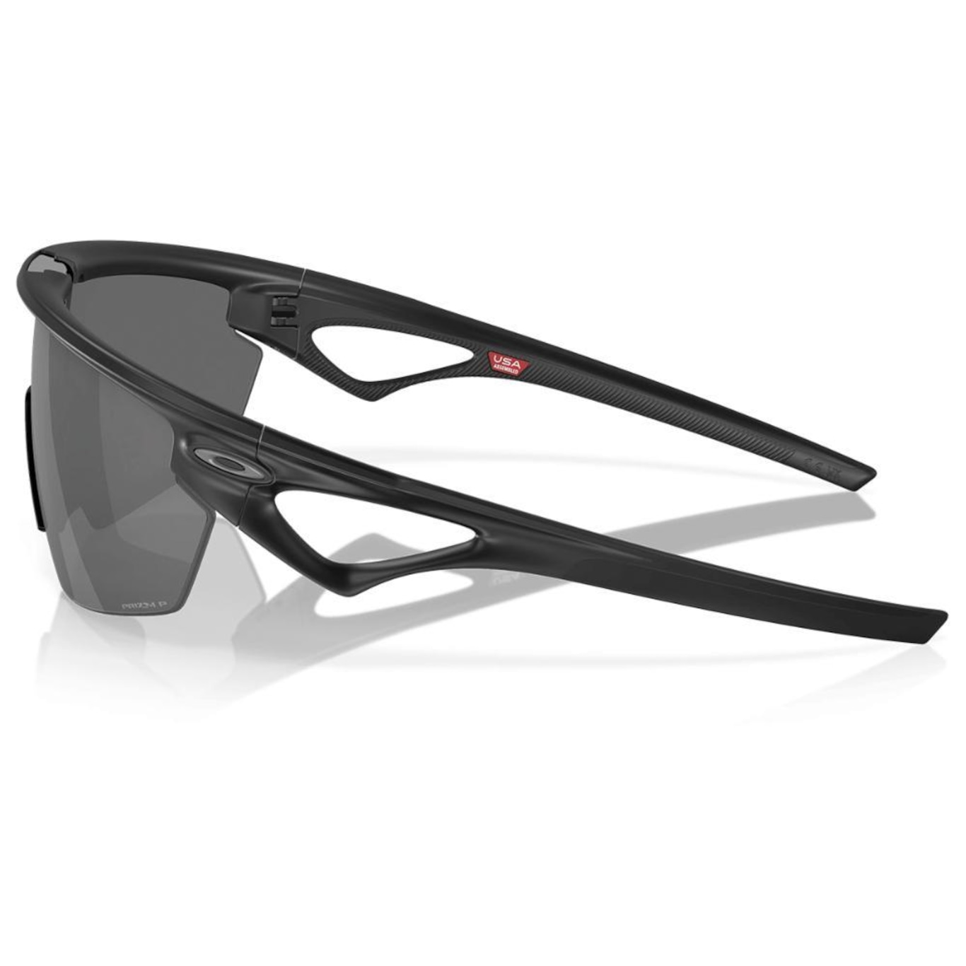 Óculos de Sol Unissex Oakley Spheara Prizm Black Polarized - Foto 5