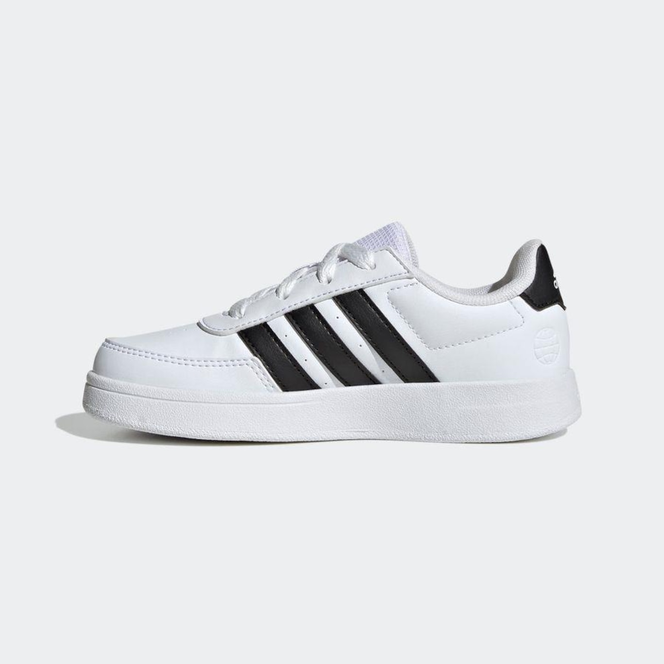 Tênis adidas Breaknet Lifestyle Court Lace - Infantil - Foto 3