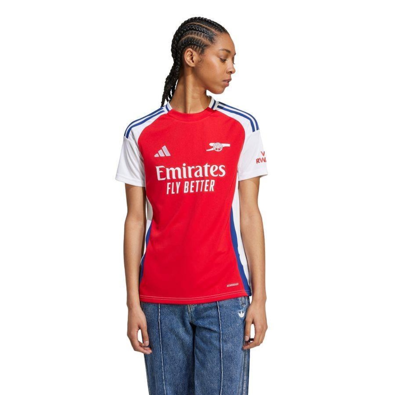 Camisa 1 Arsenal 24/25 adidas - Feminina - Foto 2