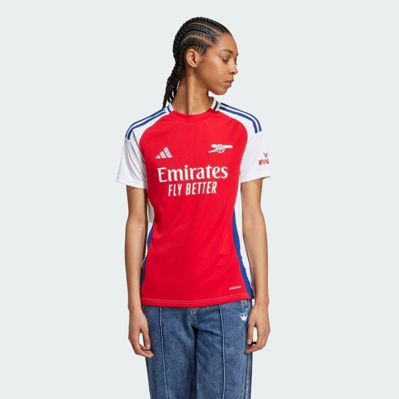 Camisa 1 Arsenal 24/25 adidas - Feminina - Foto 3