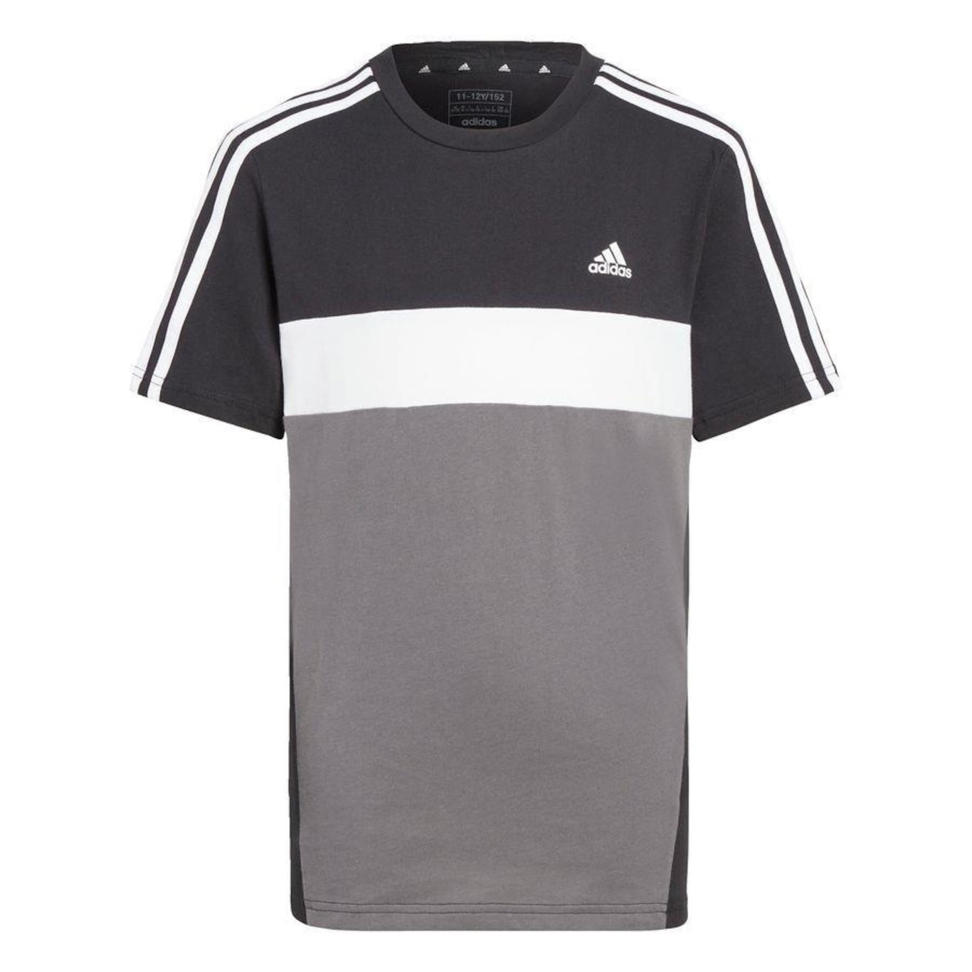 Camiseta adidas J 3S Tib T - Infantil - Foto 1